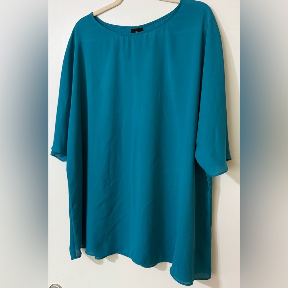 Worthington Turquoise Blouse - Picture 5 of 7